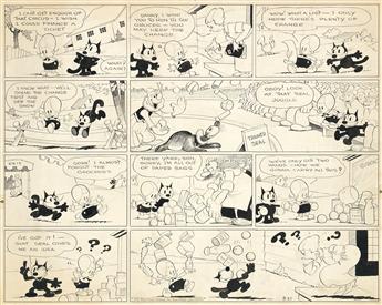 COMICS FELIX THE CAT [OTTO MESSMER.] Hurry up and find that fortune... * I cant get enough of that circus...